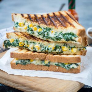Spinach Corn Sandwich