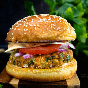 Crispy Aloo Tikki Burger